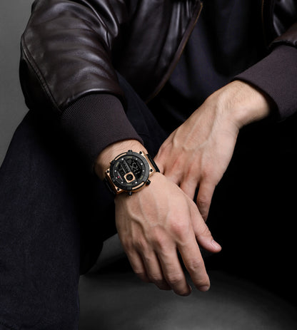 NAVIFORCE-9241S-Men's Business Watch-RGBB