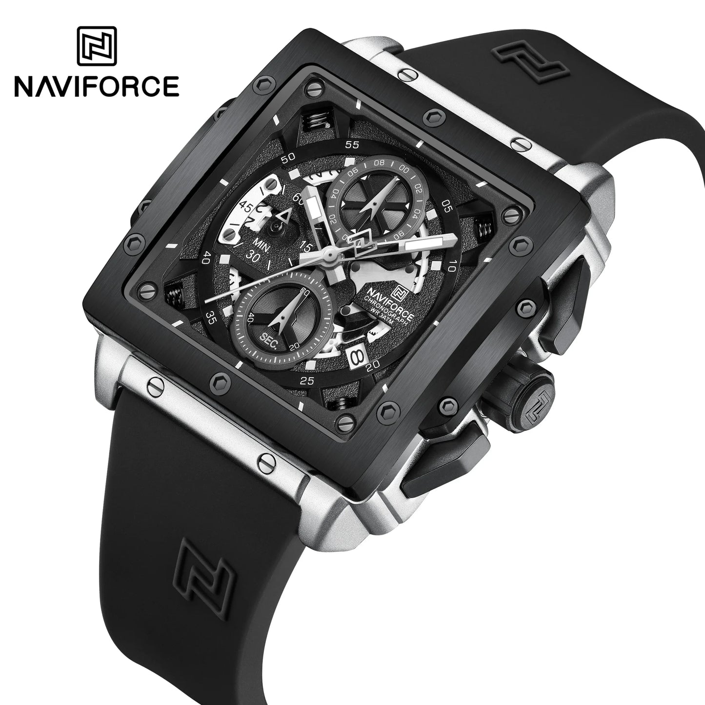 NAVIFORCE 8064-Luxury Quartz Watch for Men.