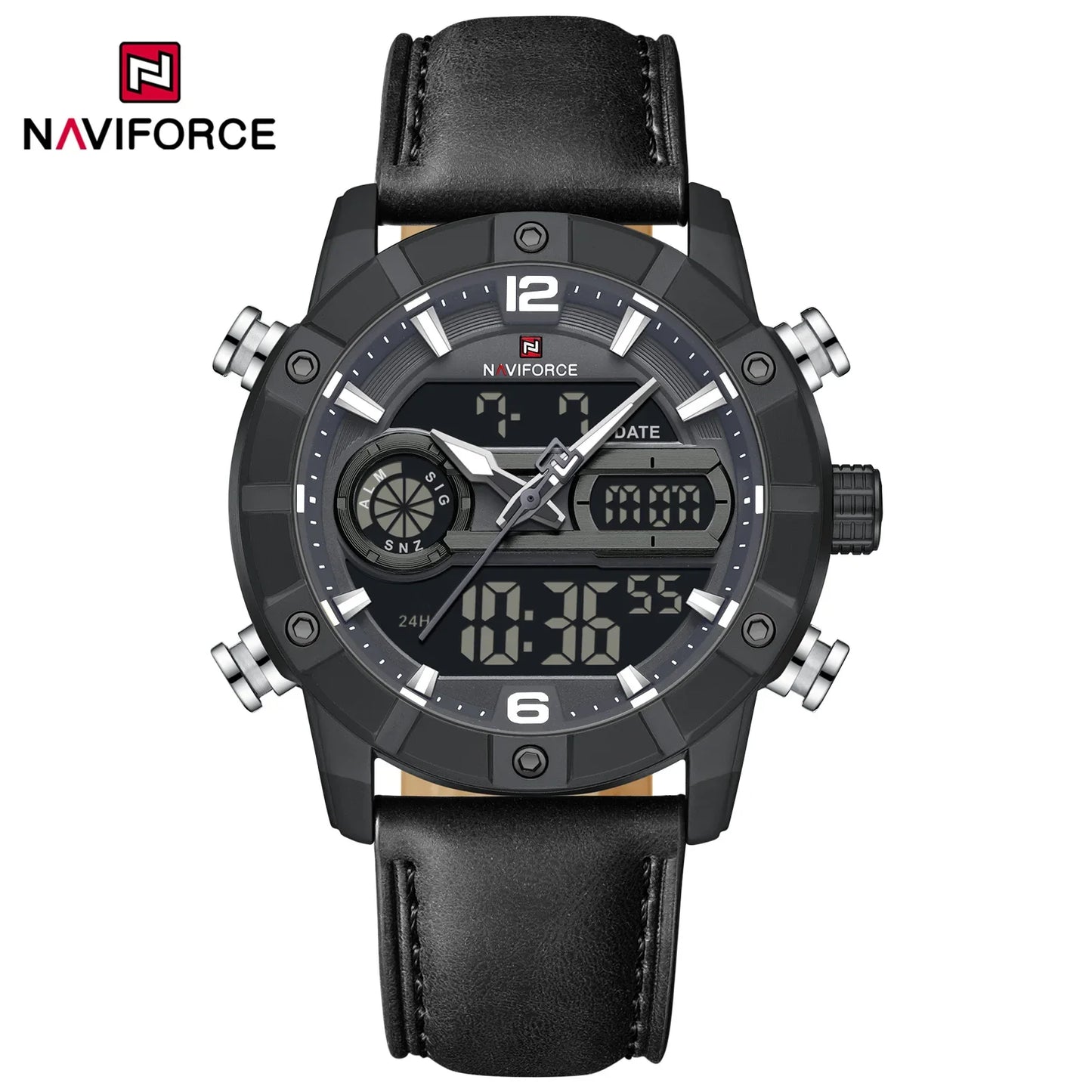 NAVIFORCE Watch 9263 Business Waterproof  Quartz Watch.