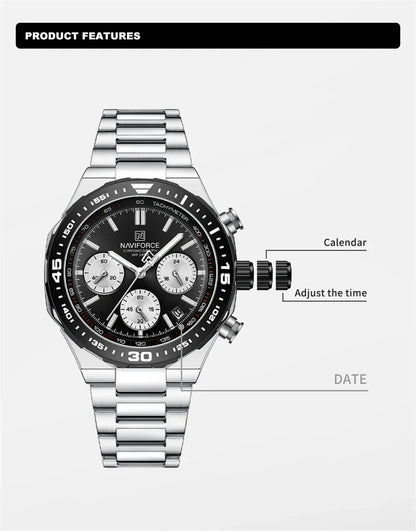 NAVIFORCE 8049 - Men's Waterproof Quartz Watch