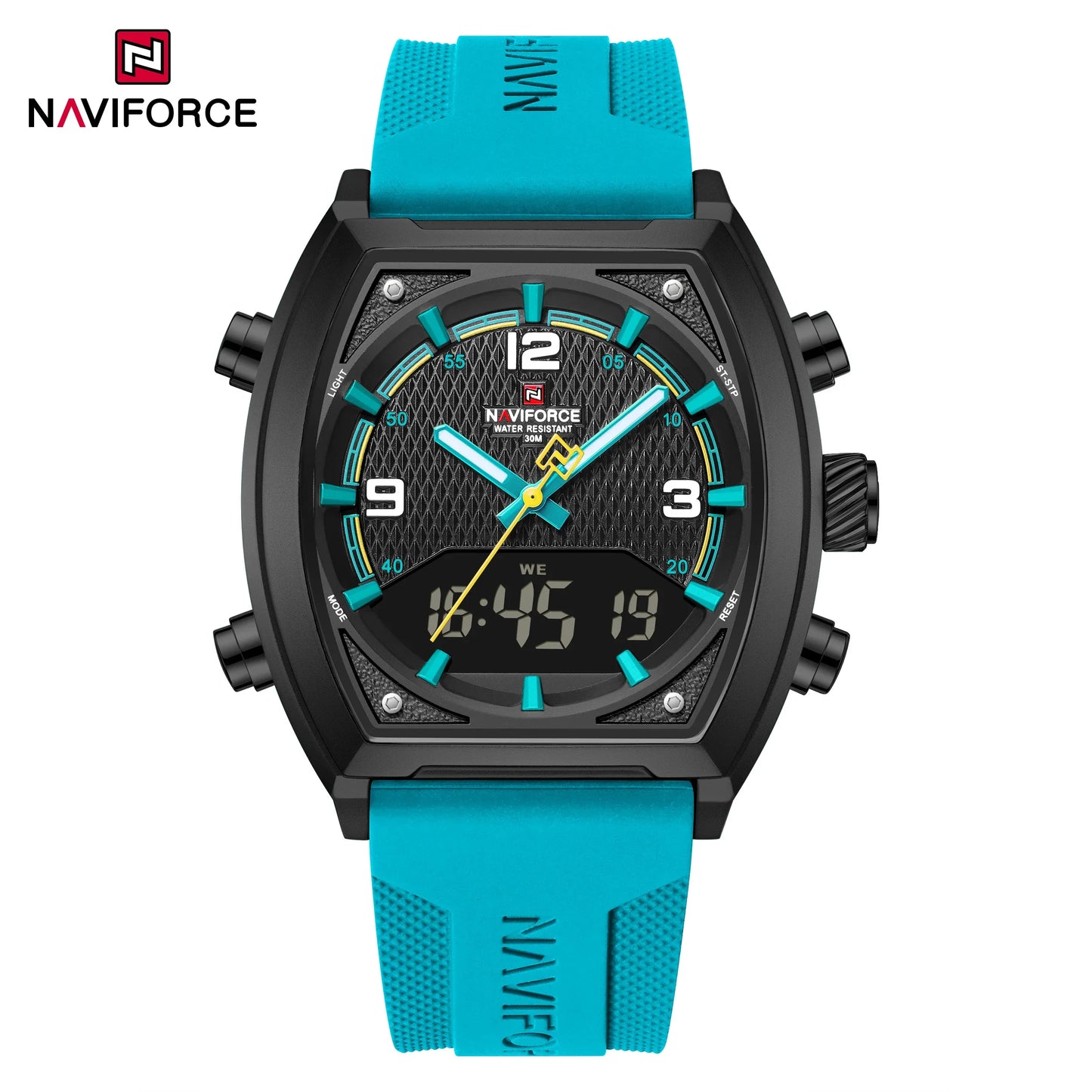 NAVIFORCE Watch 9242 Digital Fashion Quartz for Men.