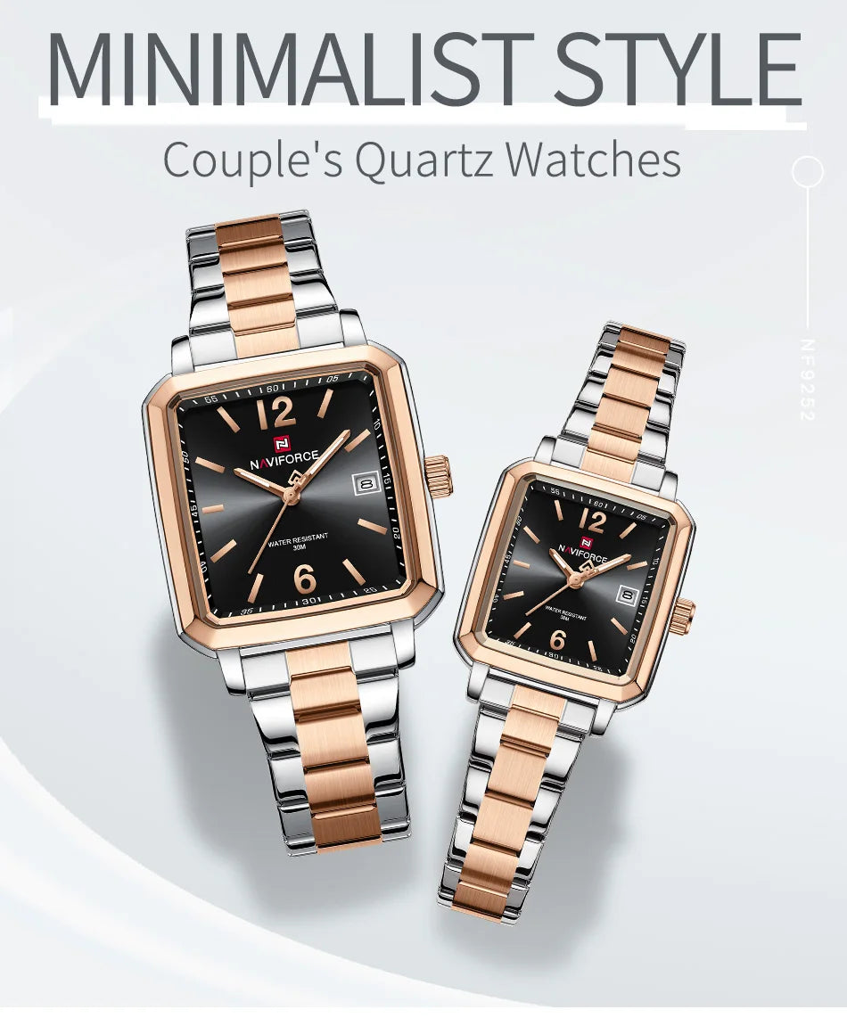 NAVIFORCE Watch 9252 Business Waterproof  Quartz Watch.