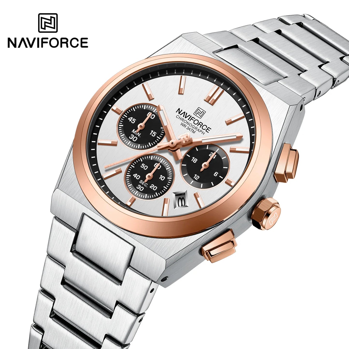 NAVIFORCE 8048 -Business Quartz Timepiece for Men