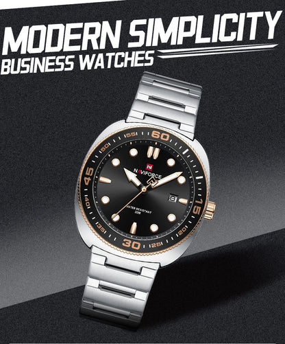 NAVIFORCE Watch 9250 Business Waterproof  Quartz Watch.