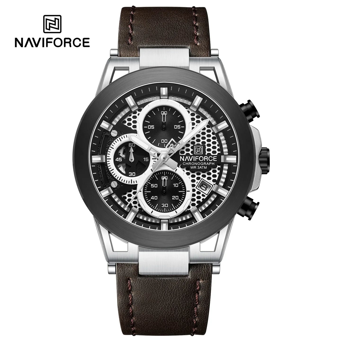 NAVIFORCE Watch 8073 Business Waterproof  Quartz Watch.