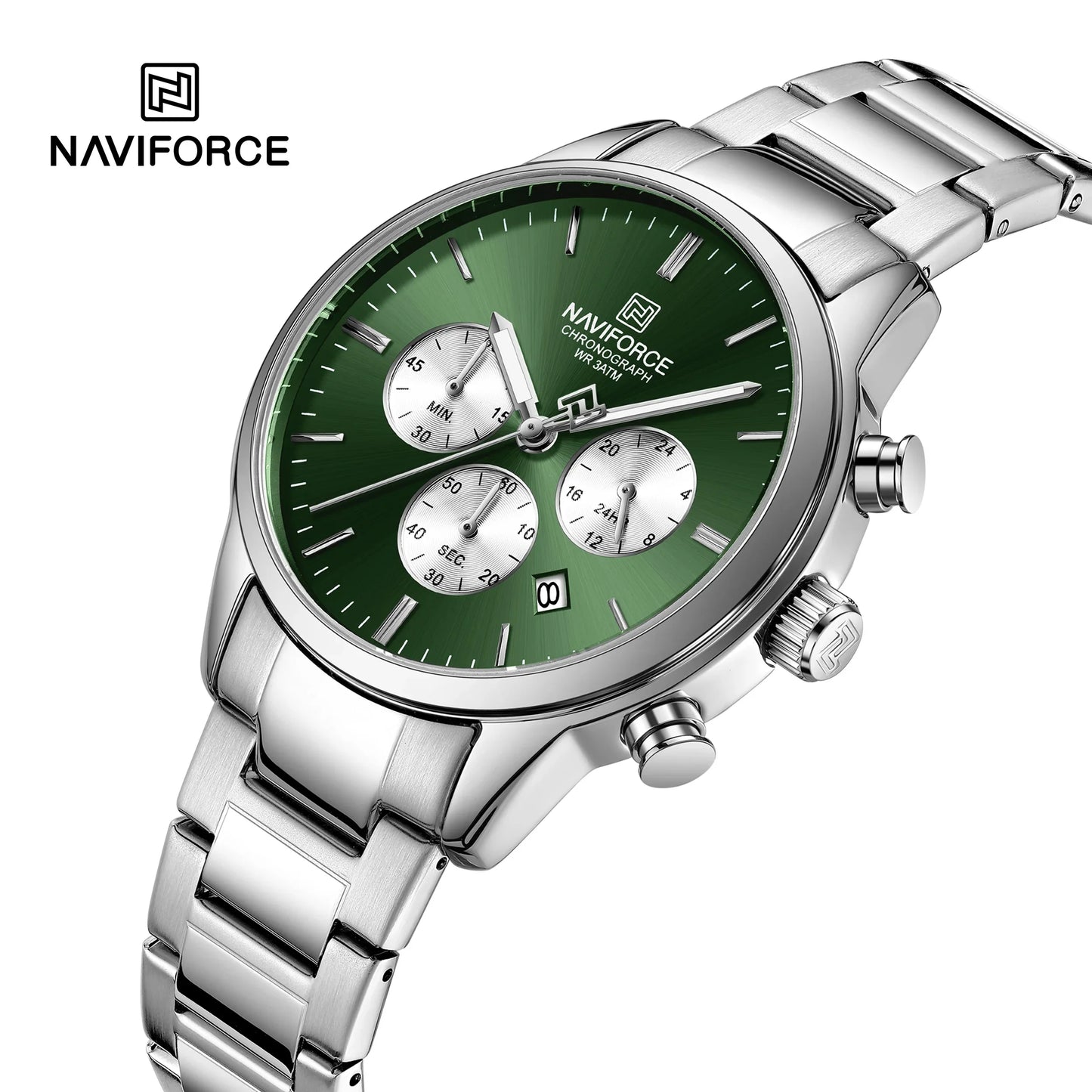 NAVIFORCE Watch 8076 Business Waterproof  Quartz Watch.