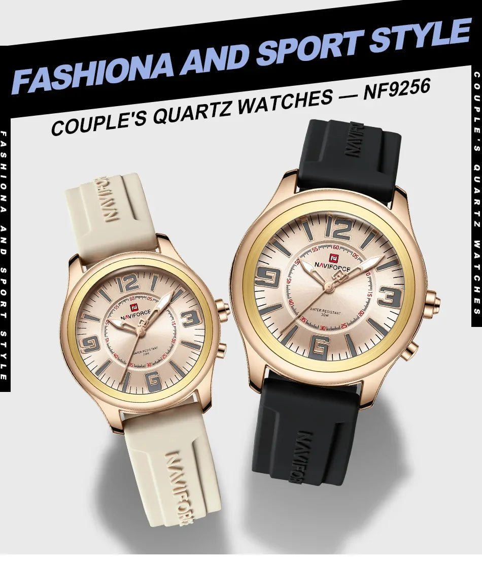 NAVIFORCE Watch 9256 Business Waterproof  Quartz Watch.