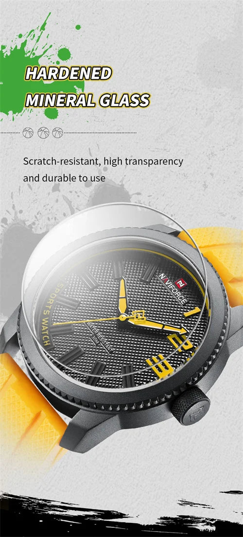 NAVIFORCE 9202T-Men's Waterproof Quartz Watch