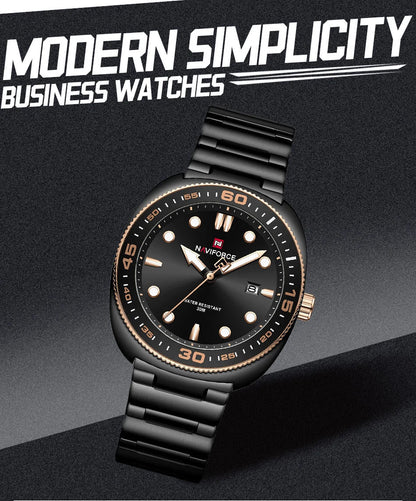 NAVIFORCE Watch 9250 Business Waterproof  Quartz Watch.