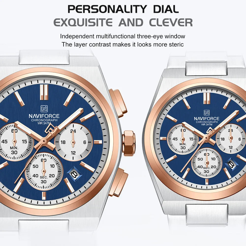 NAVIFORCE 8048 -Business Quartz Timepiece for Men