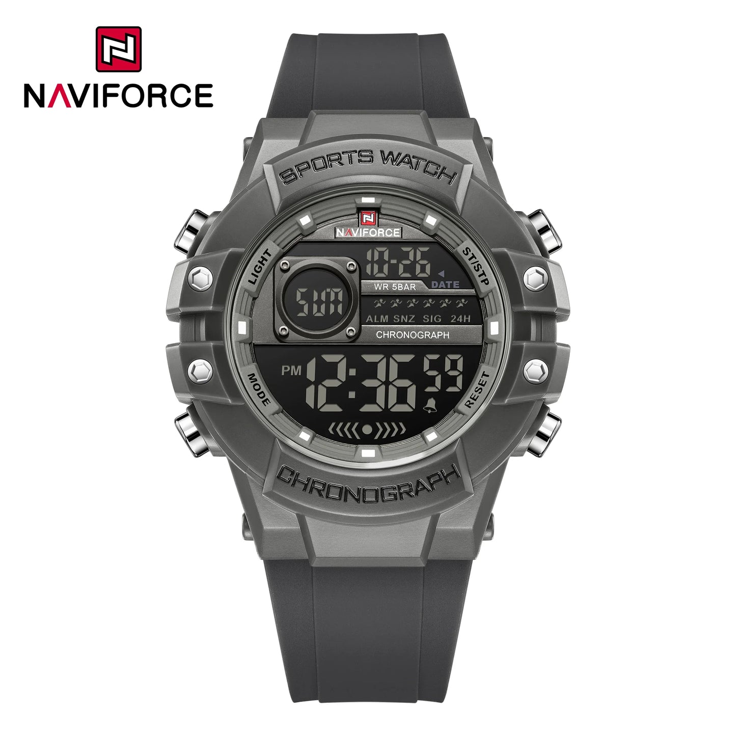NAVIFORCE-6102 Men's Waterproof Digital Watch
