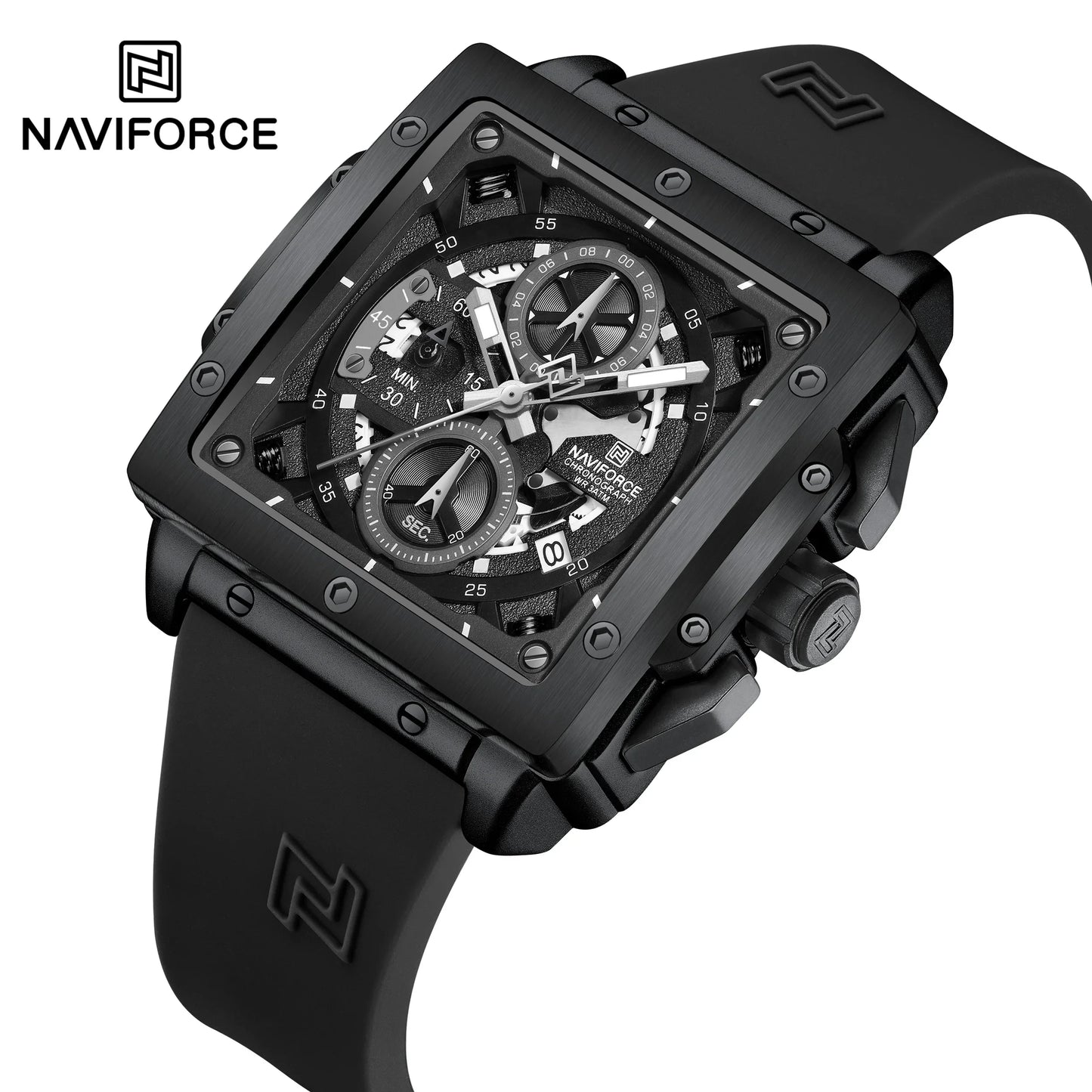 NAVIFORCE 8064-Luxury Quartz Watch for Men.