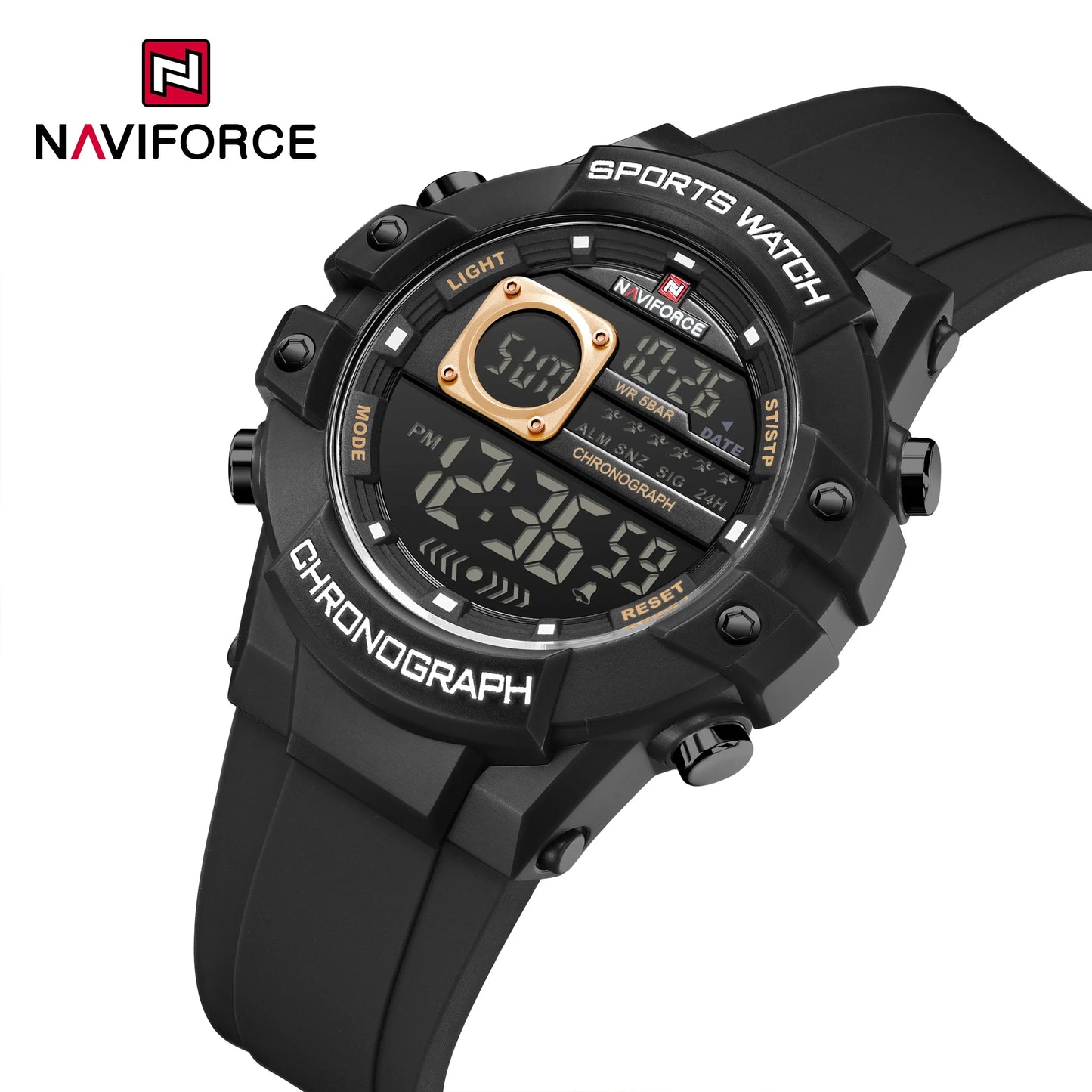 NAVIFORCE-6102 Men's Waterproof Digital Watch