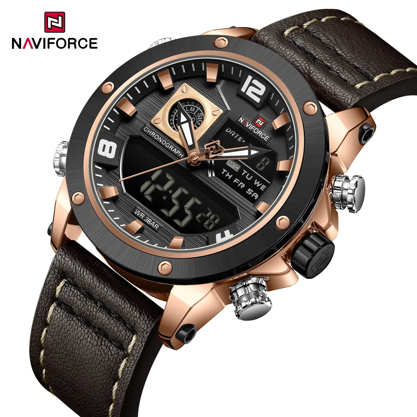 NAVIFORCE Watch 9236 Quartz Watch Waterproof  for Men.
