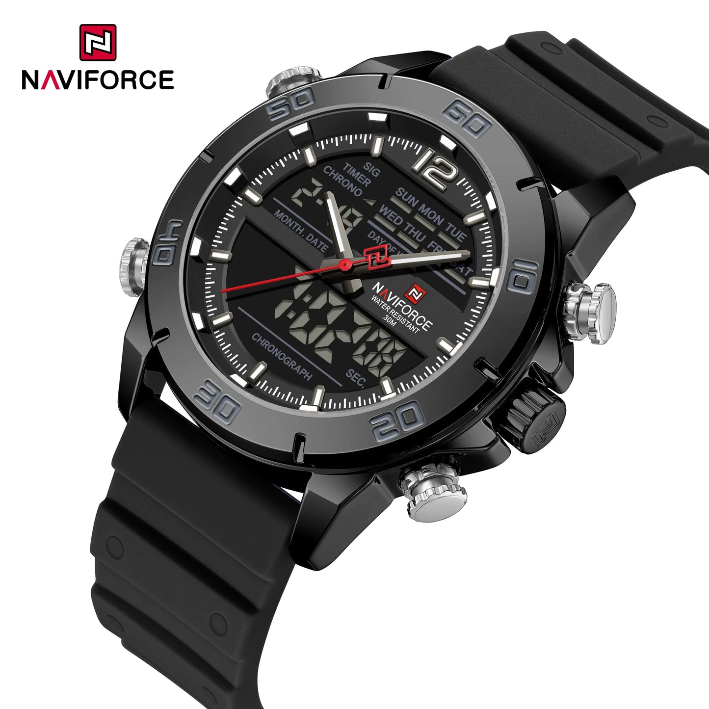 NAVIFORCE 9253T Business Waterproof  Quartz Watch.