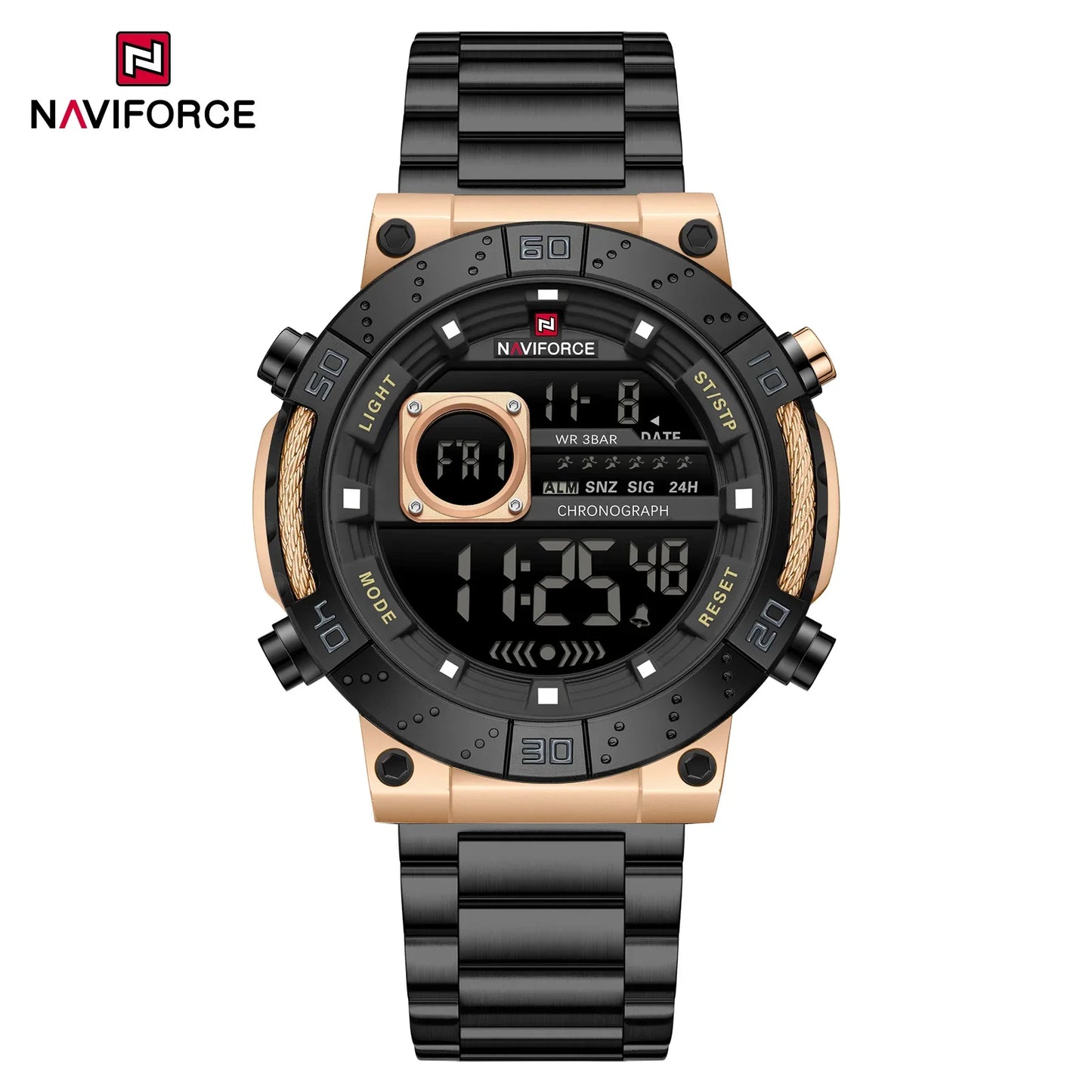 NAVIFORCE-9241S-Men's Business Watch-RGBB