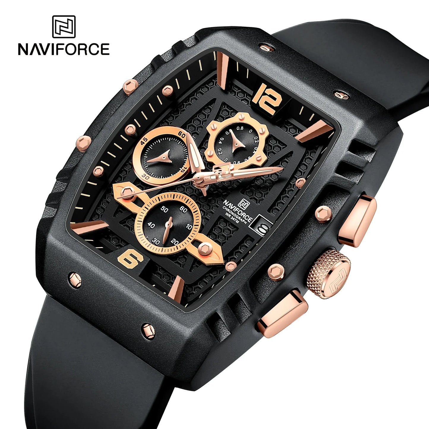 NAVIFORCE-8025-Men's Waterproof Quartz Watch
