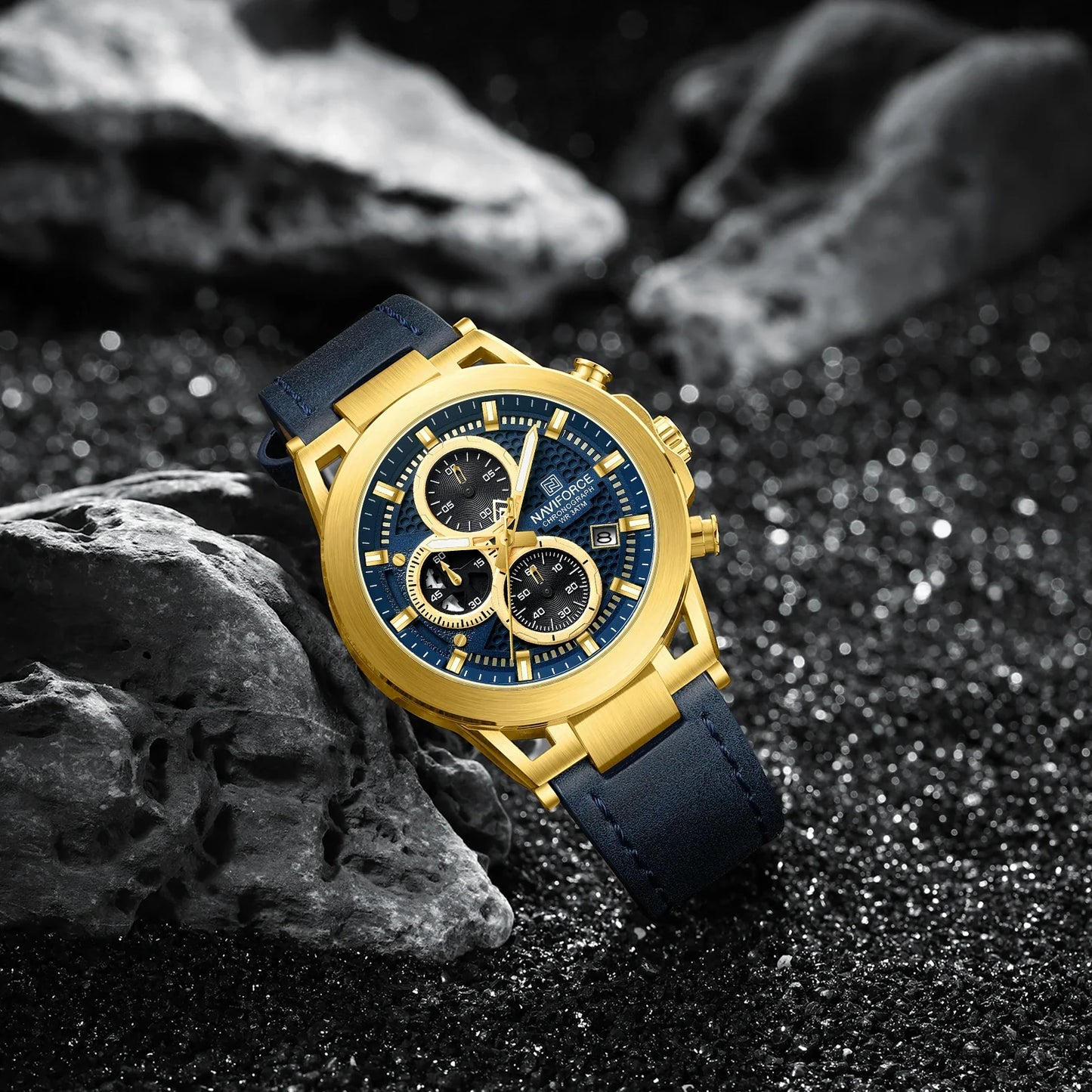 NAVIFORCE Factory 8073 Business Waterproof  Quartz Watch.