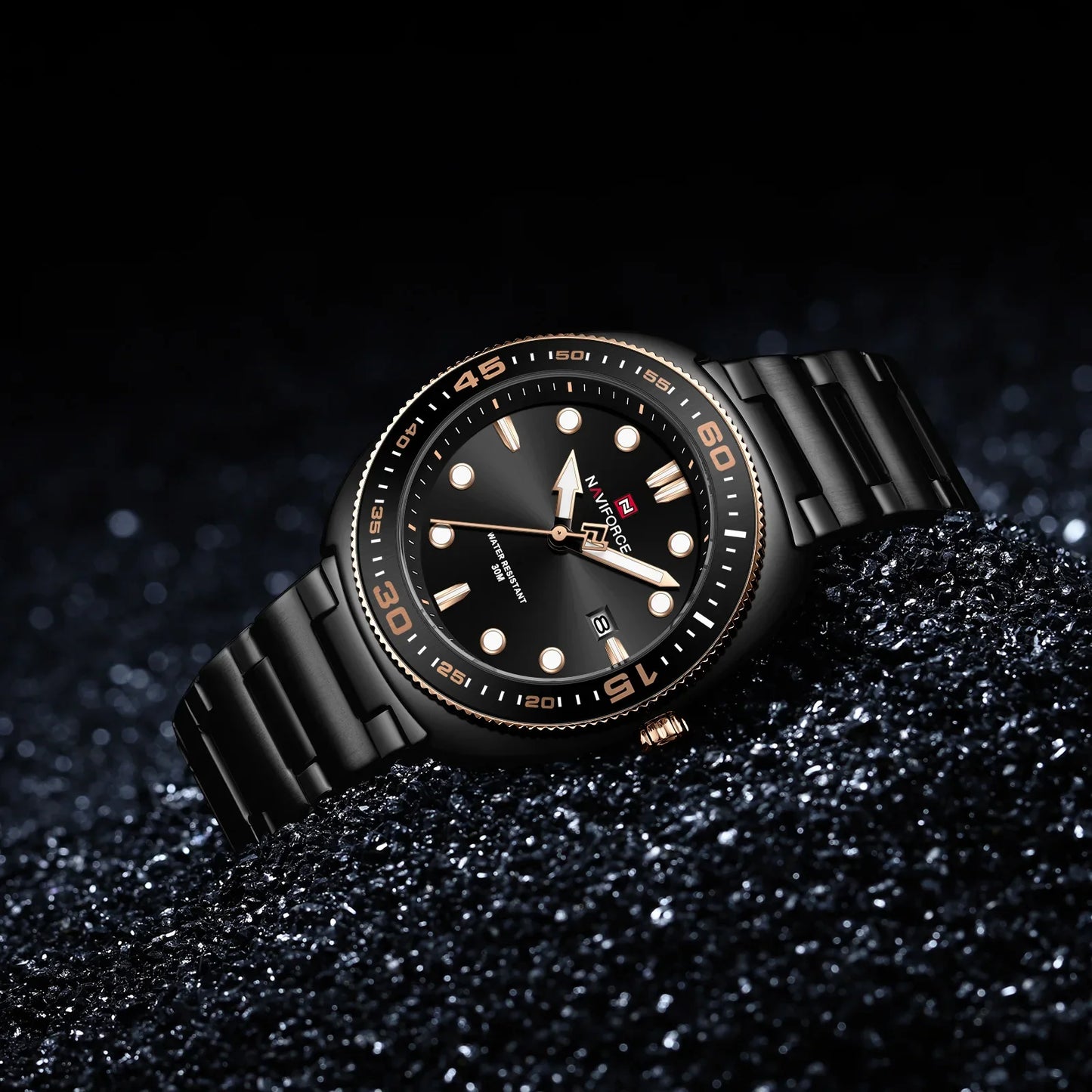 NAVIFORCE Watch 9250 Business Waterproof  Quartz Watch.