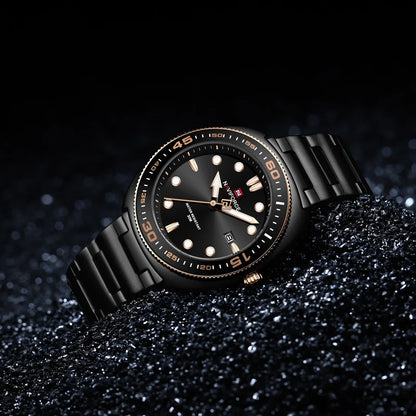 NAVIFORCE Watch 9250 Business Waterproof  Quartz Watch.