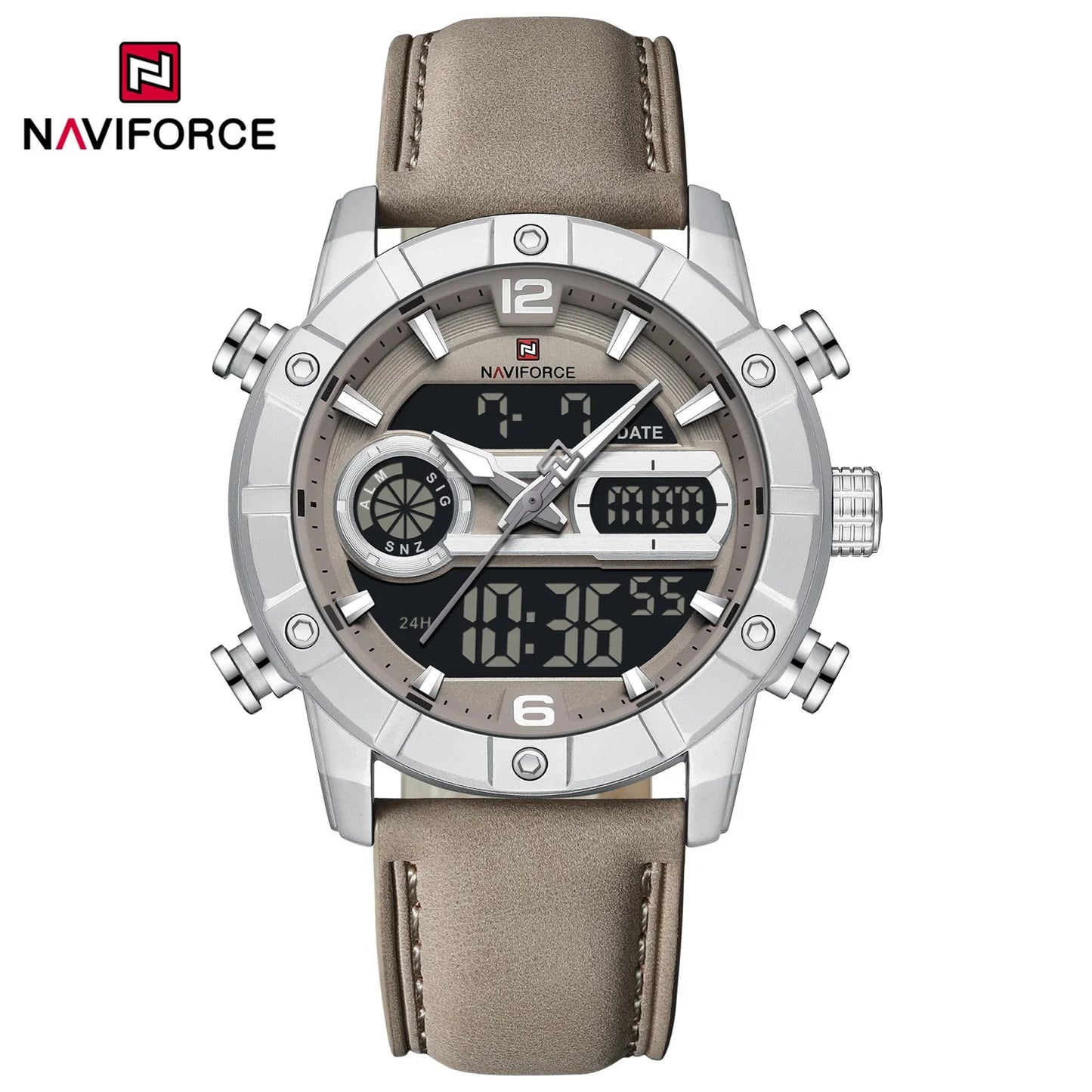 NAVIFORCE Watch 9263 Business Waterproof  Quartz Watch.