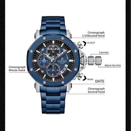 NAVIFORCE 8065-Quartz Watch for Men.