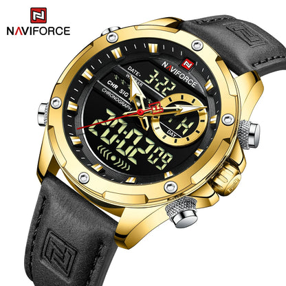 NAVIFORCE-9208-Men's Waterproof Casual Watch