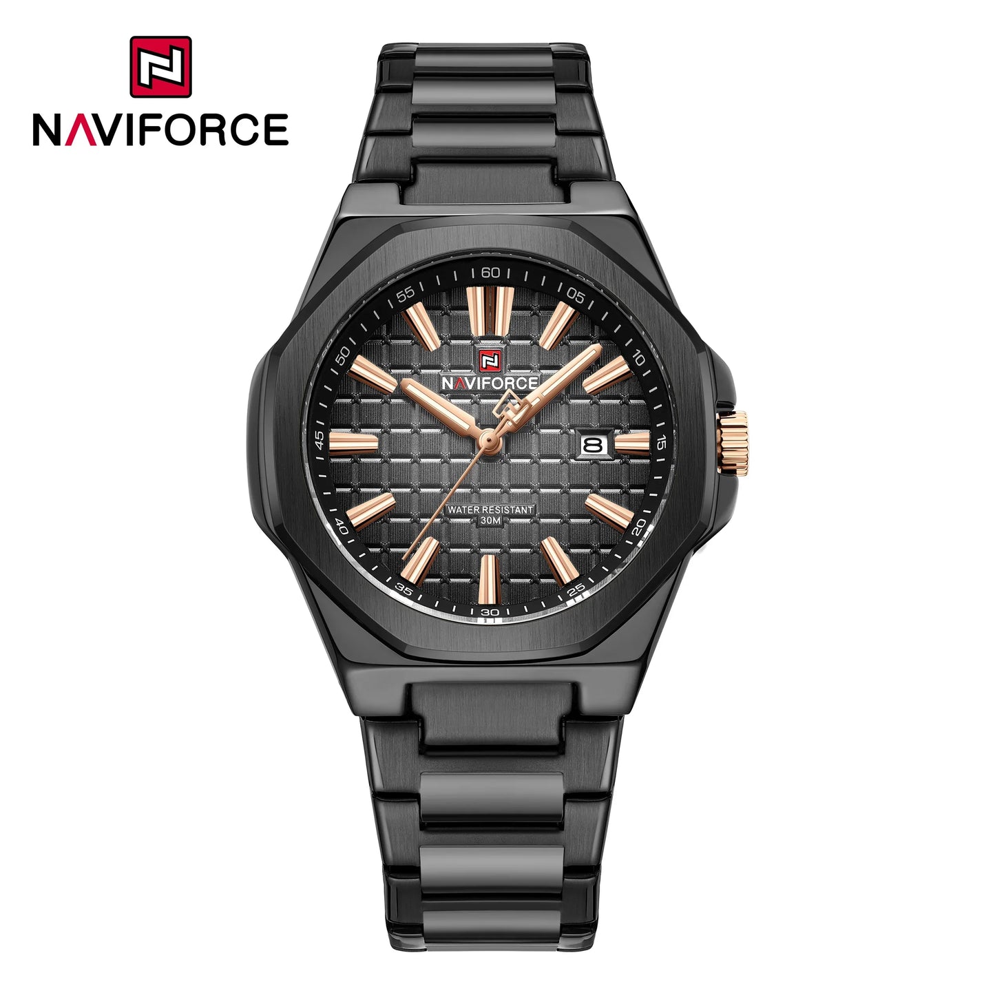 NAVIFORCE Watch 9258 Business Waterproof  Quartz Watch.