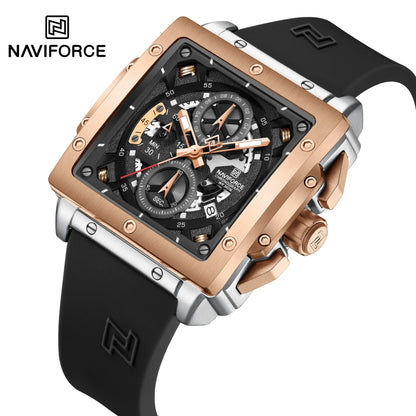 NAVIFORCE 8064-Luxury Quartz Watch for Men.