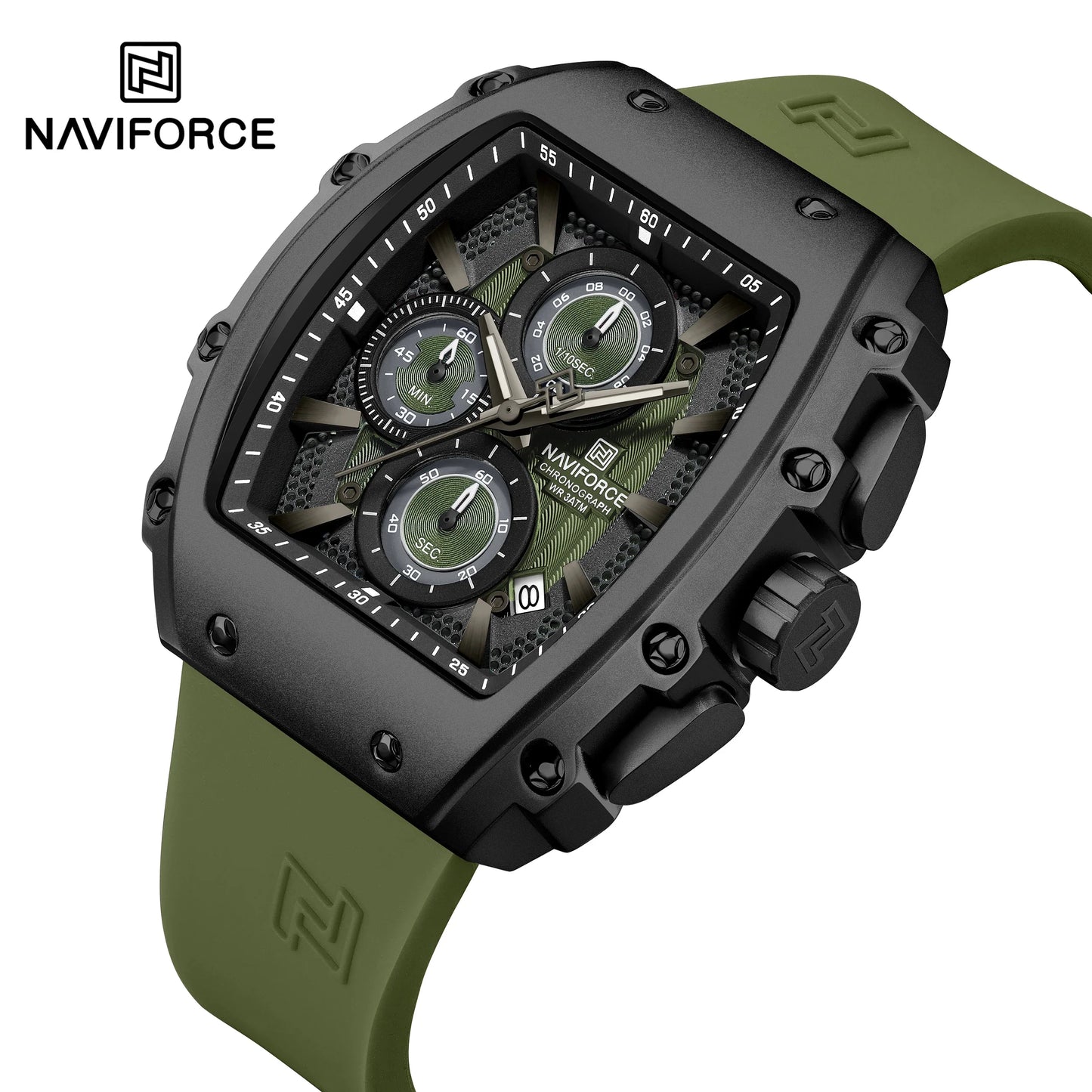 NAVIFORCE Watch 8070 Business Waterproof  Quartz Watch.