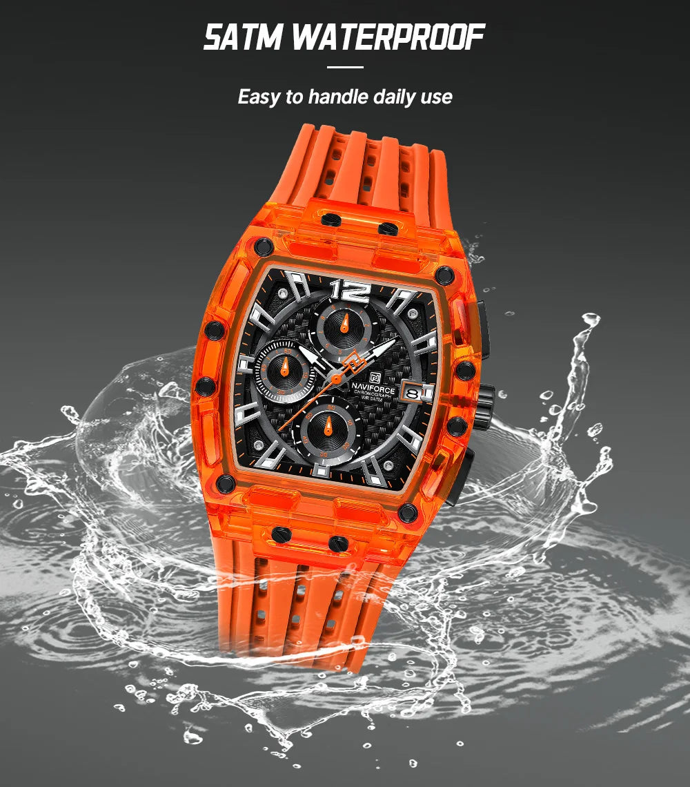 NAVIFORCE 7105 -High-Quality Waterproof Watch
