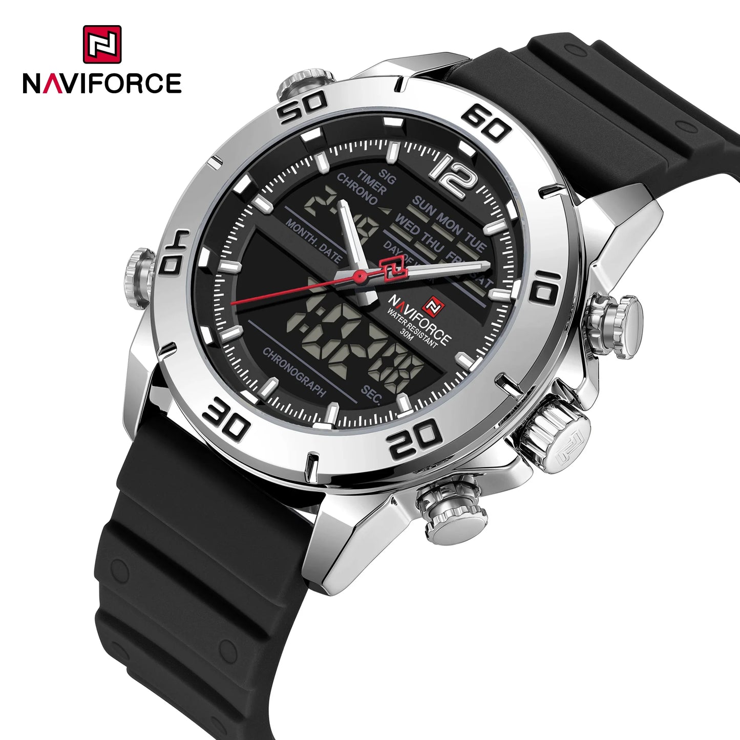 NAVIFORCE 9253T Business Waterproof  Quartz Watch.