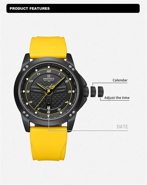 NAVIFORCE 8031-Men's Waterproof Quartz Watch