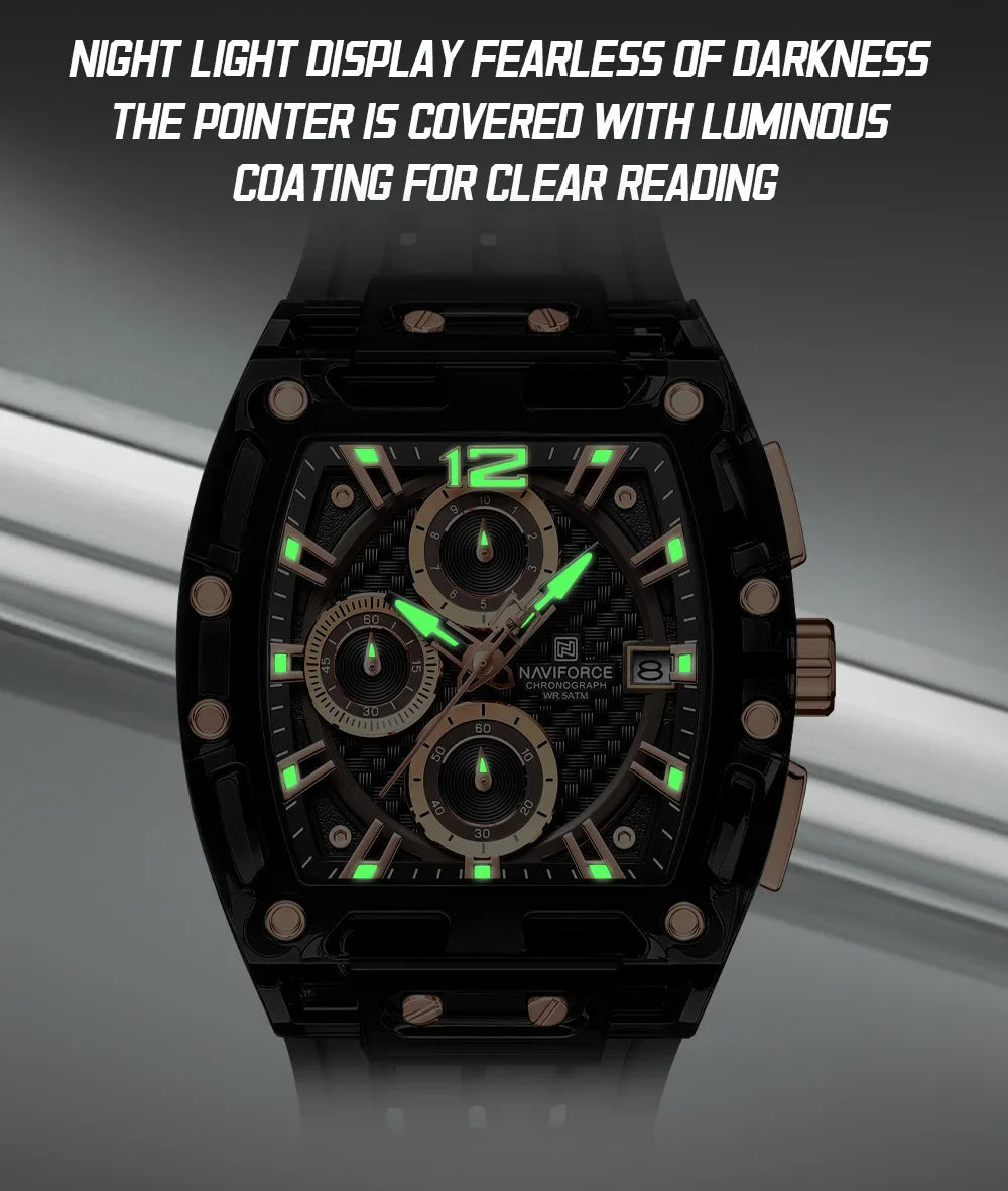 NAVIFORCE 7105-High-Quality Waterproof Watch