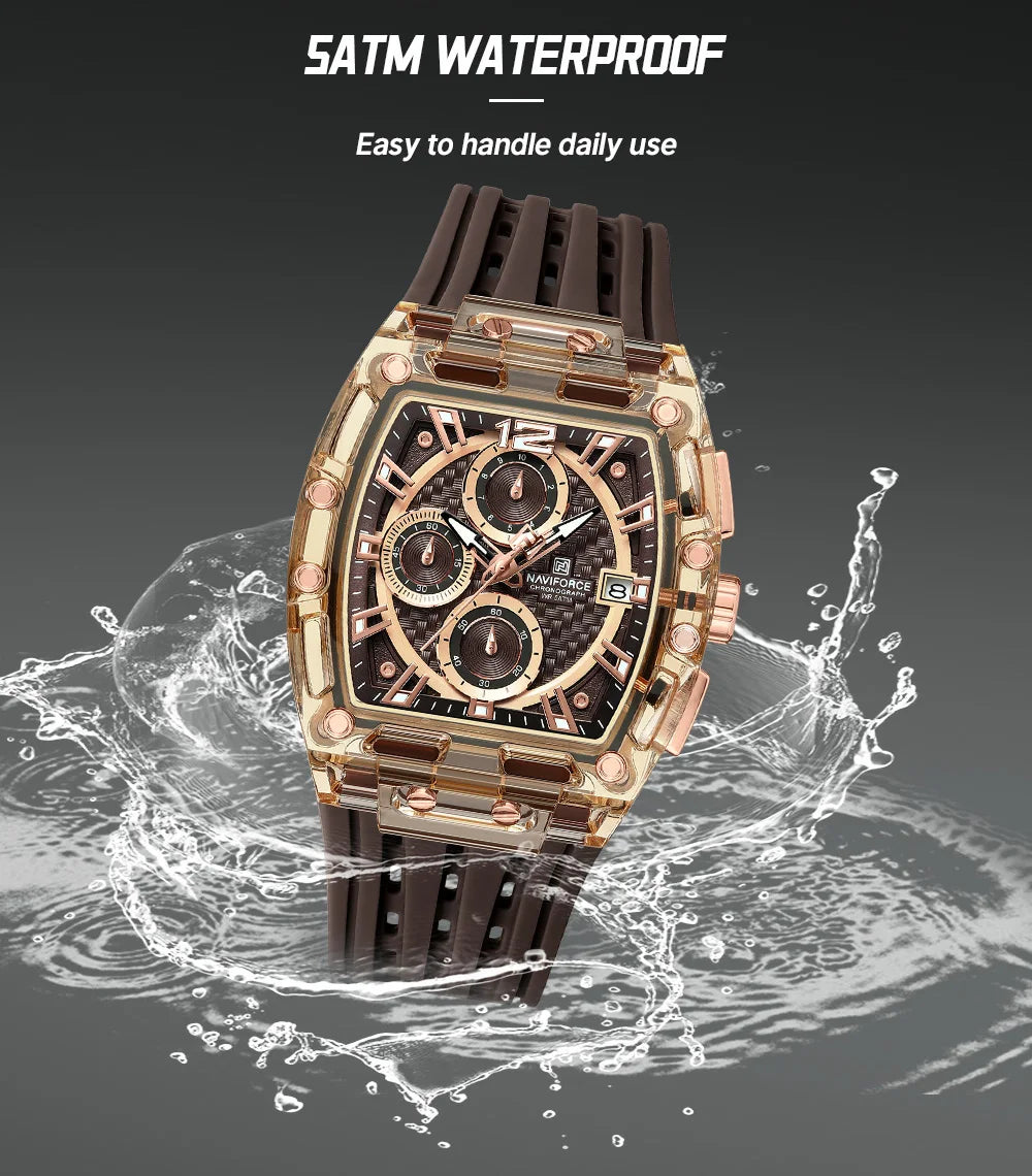 NAVIFORCE 7105 -High-Quality Waterproof Watch
