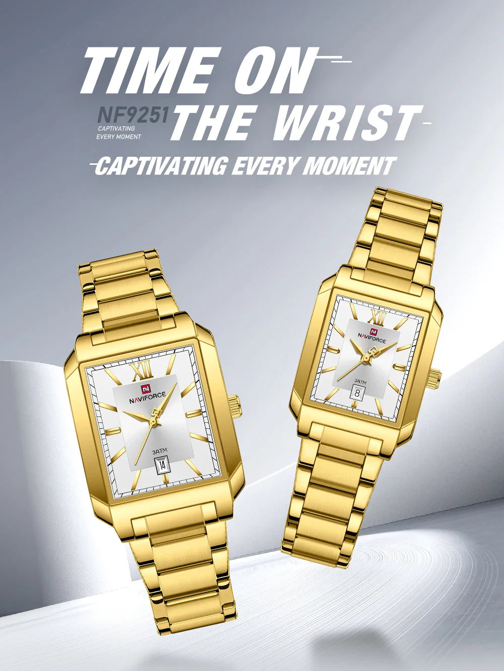 NAVIFORCE Watch 9251 Business Waterproof  Quartz Watch.