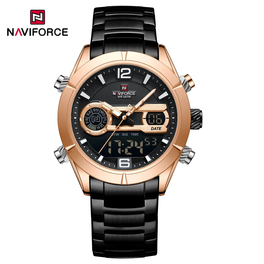 NAVIFORCE 9232-Men's Waterproof Quartz Watch
