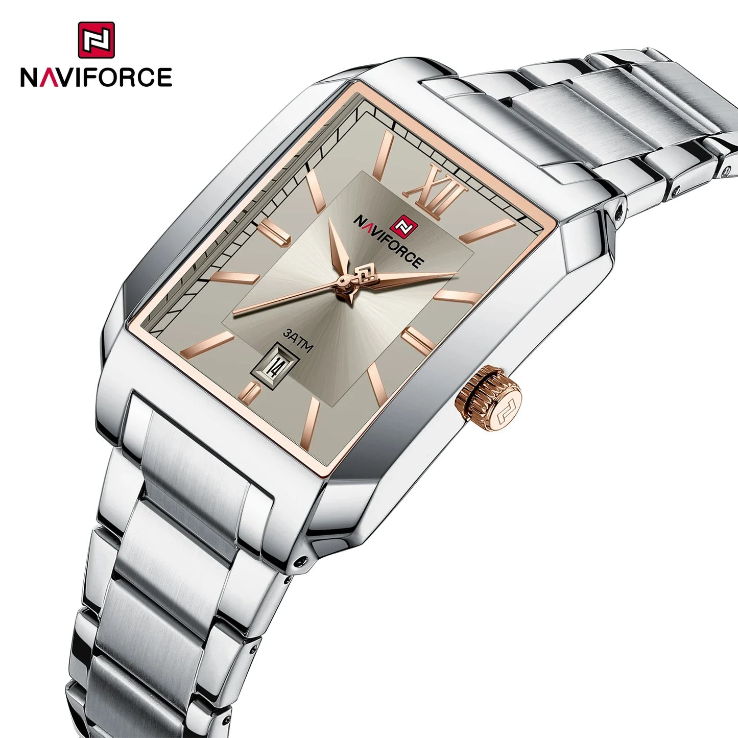 NAVIFORCE Watch 9251 Business Waterproof  Quartz Watch.