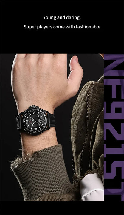 NAVIFORCE 9215T-Men's Waterproof Quartz Watch