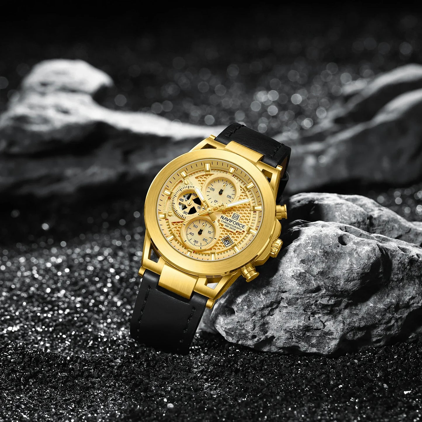 NAVIFORCE Watch 8073 Business Waterproof  Quartz Watch.