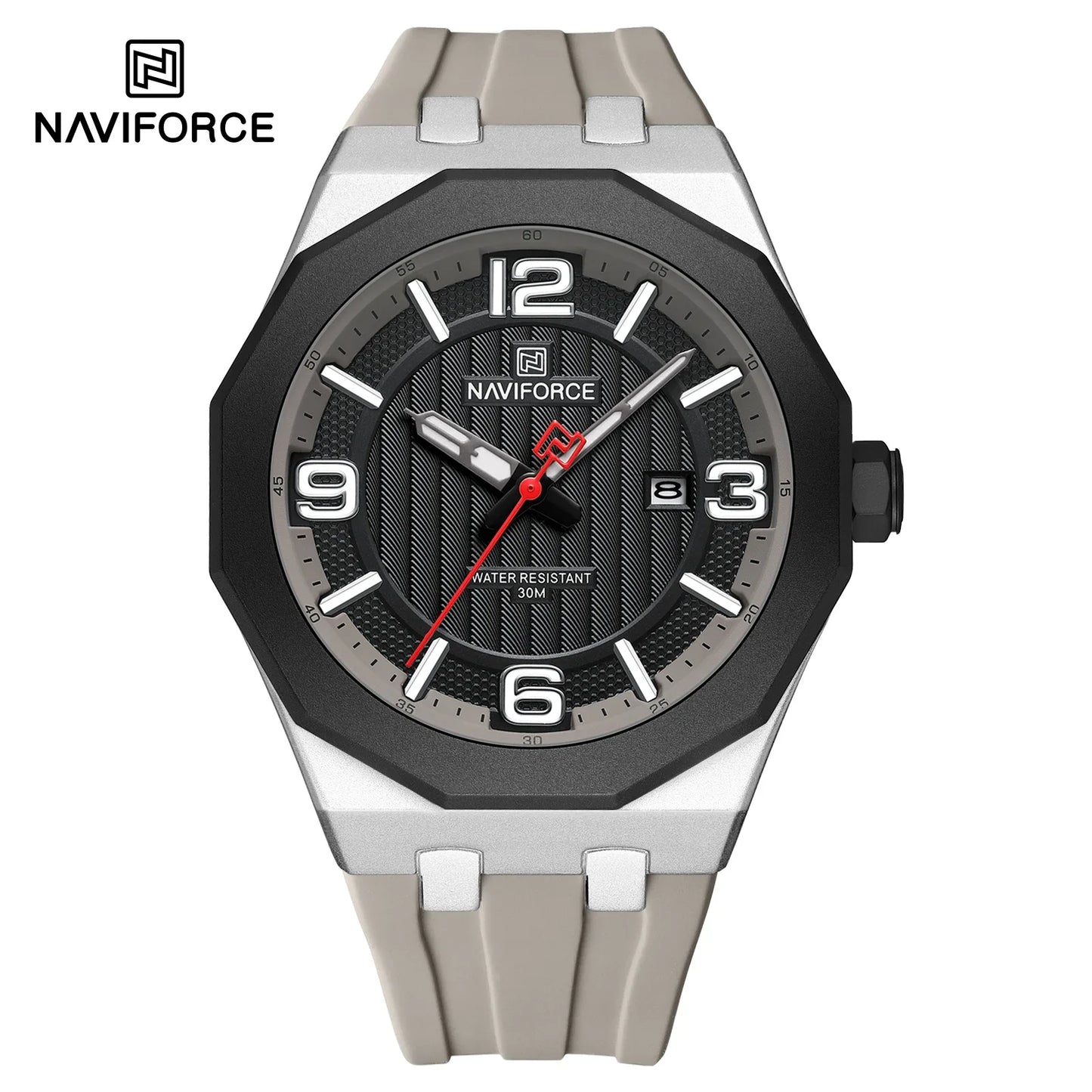 NAVIFORCE Watch 8079 Business Waterproof  Quartz Watch.