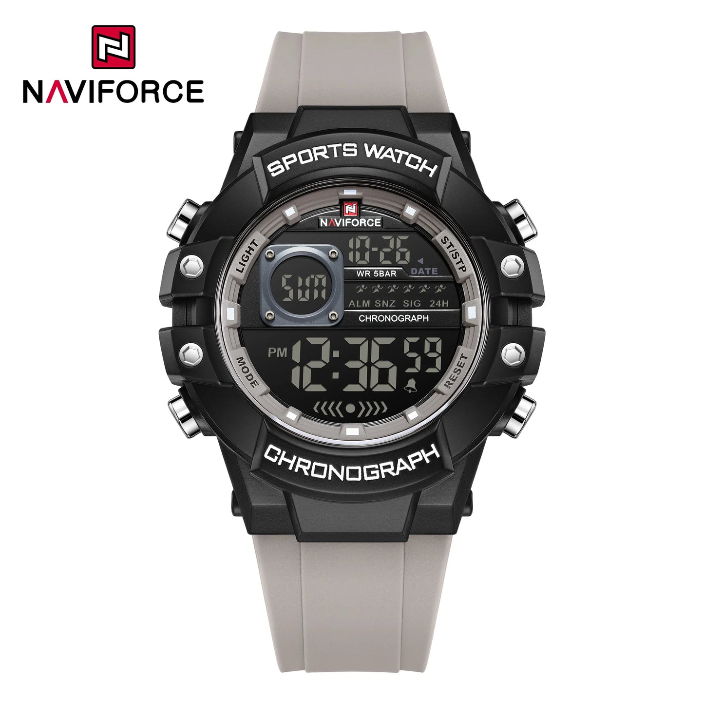 NAVIFORCE-6102 Men's Waterproof Digital Watch