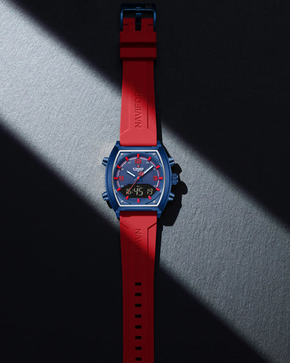 New NAVIFORCE 9242 Quartz Fashion Digital Clocks for Men.
