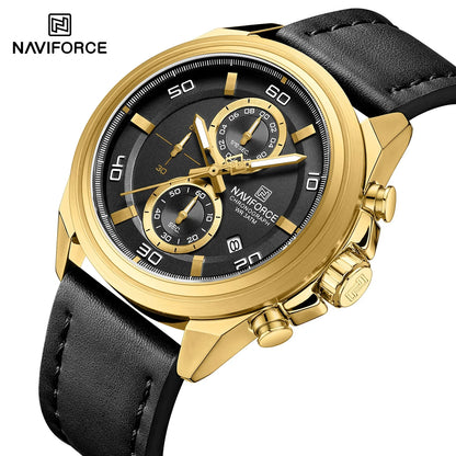 NAVIFORCE Watch 8075 Quartz Watch Waterproof for Men.