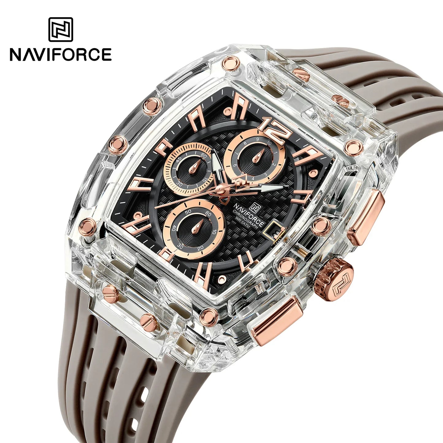 NAVIFORCE 7105 High-Quality Waterproof Watch