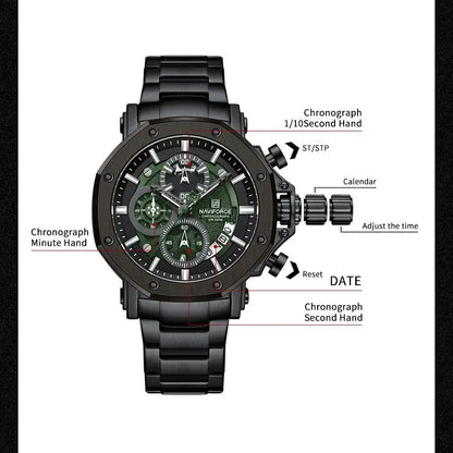 NAVIFORCE 8065-Quartz Watch for Men.