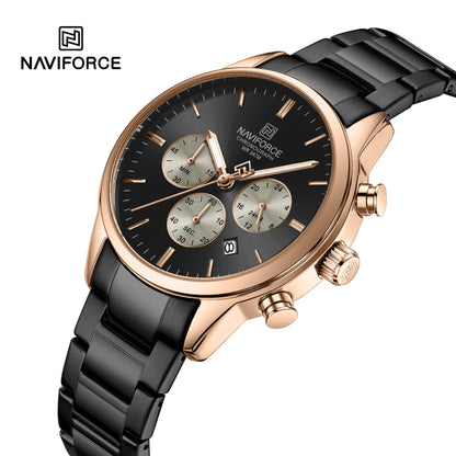 NAVIFORCE Watch 8076 Business Waterproof  Quartz Watch.