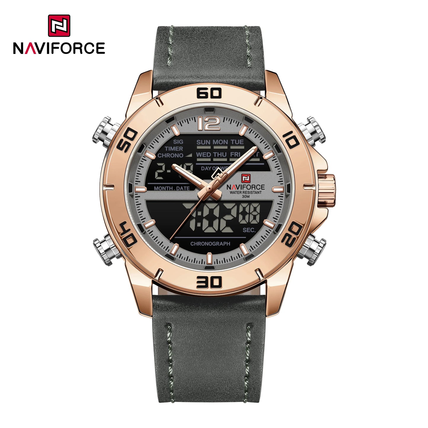 NAVIFORCE Watch 9253L Business Waterproof  Quartz Watch.