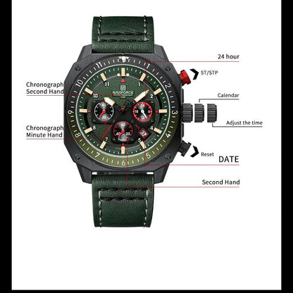 NAVIFORCE 8057 Luxury Men's Timepiece