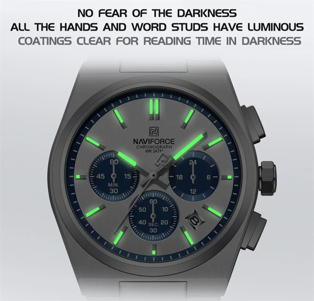 NAVIFORCE 8048 -Business Quartz Timepiece for Men